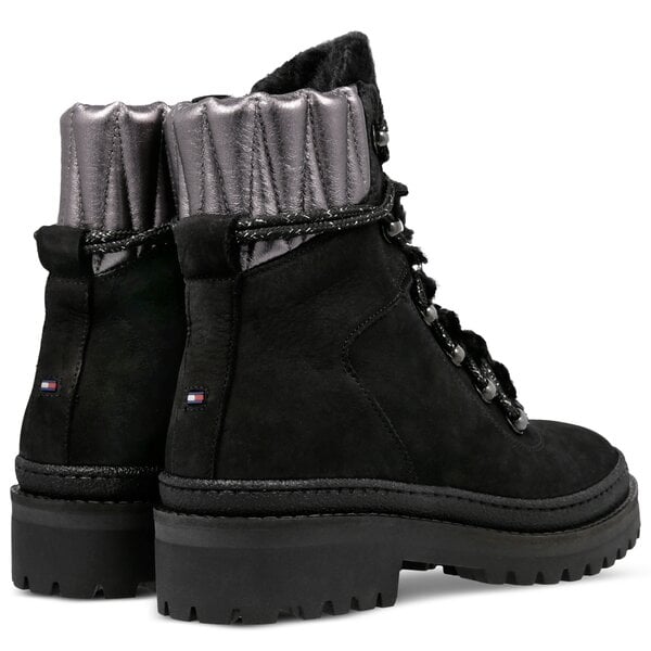 Damskie botki / sztyblety TOMMY HILFIGER NORTH 3CW fw0fw03978990 kolor czarny