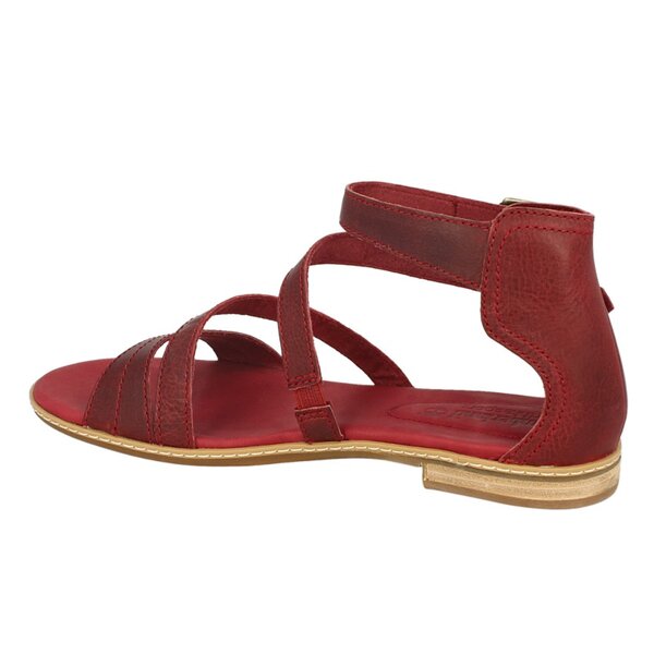 Damskie sandały TIMBERLAND EK DARIEN ANKLE STRAP 8935r kolor bordowy