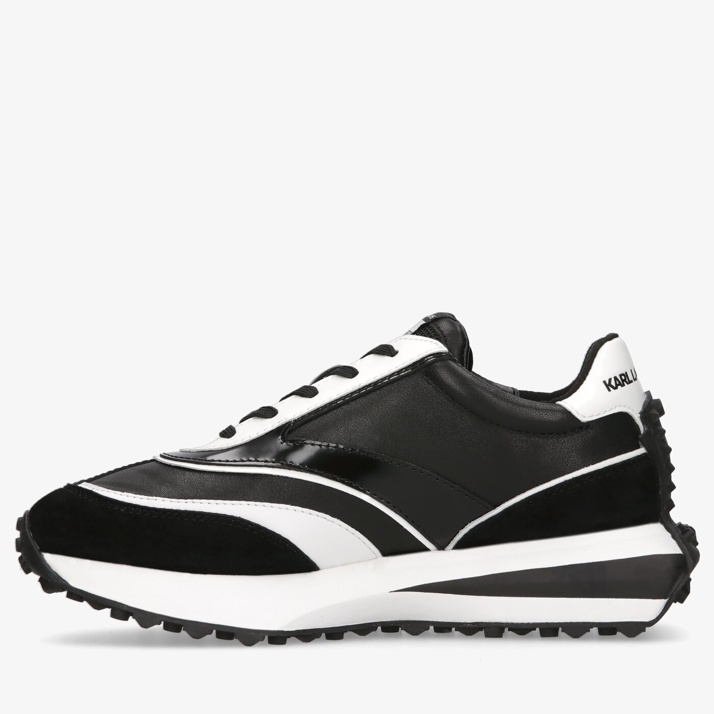 Damskie sneakersy (buty) KARL LAGERFELD ZONE IKON LO RUNNER kl62930300 kolor czarny