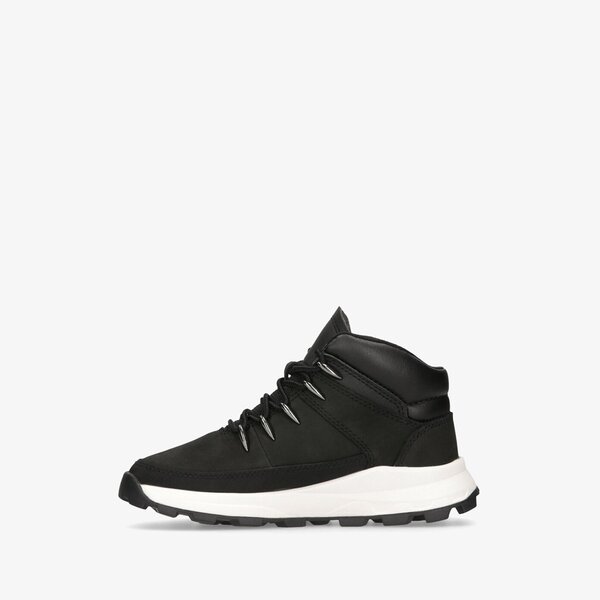 Dziecięce buty outdoor / trekkingowe TIMBERLAND BROOKLYN EURO SPRINT tb0a2ejd0011 kolor czarny