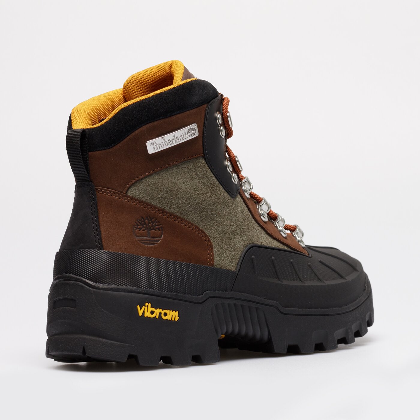 Męskie buty outdoor (trekkingowe) TIMBERLAND VIBRAM EURO HIKER WP tb0a5md79311 kolor brązowy