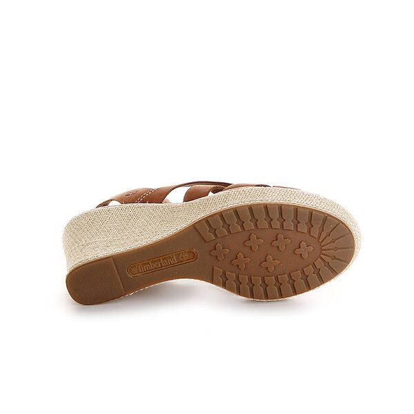 Damskie sandały TIMBERLAND EK DANFORTH LEATHER JUTE WRAPPED SANDAL 3948r kolor brązowy