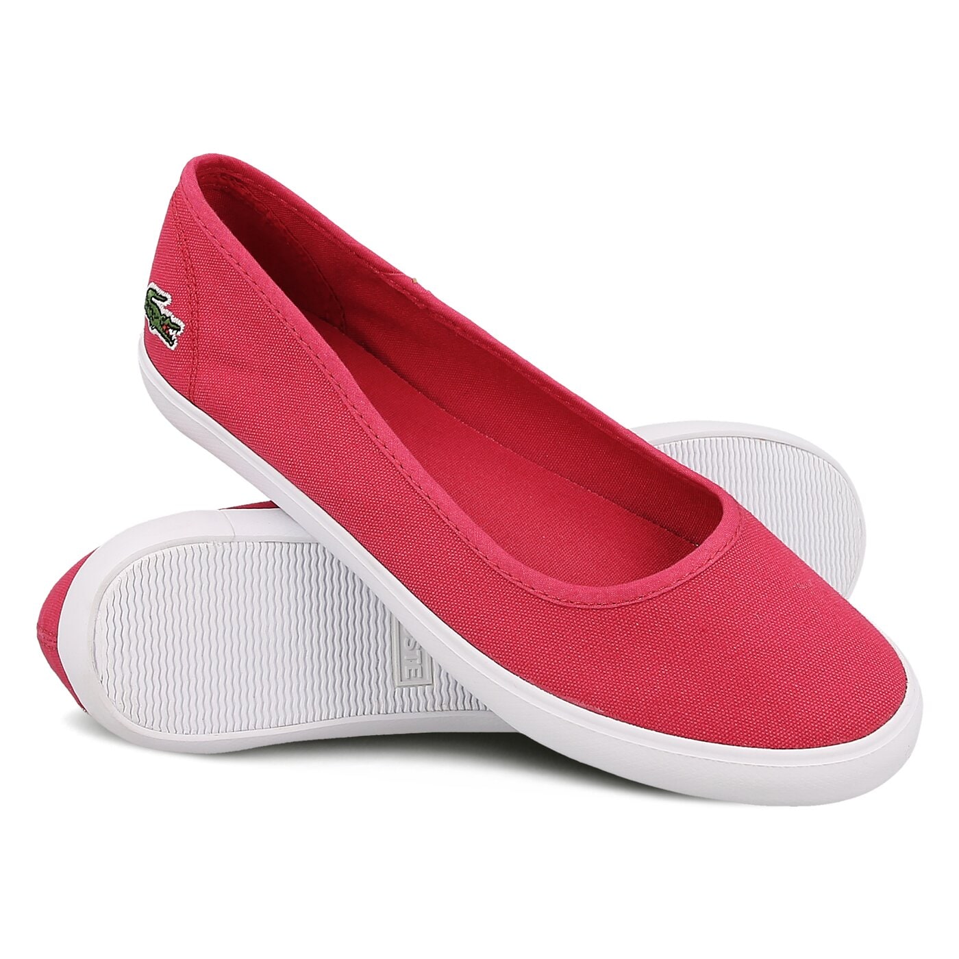 Damskie baleriny (buty) LACOSTE MARTHE 117 3 733caw1042124 kolor różowy