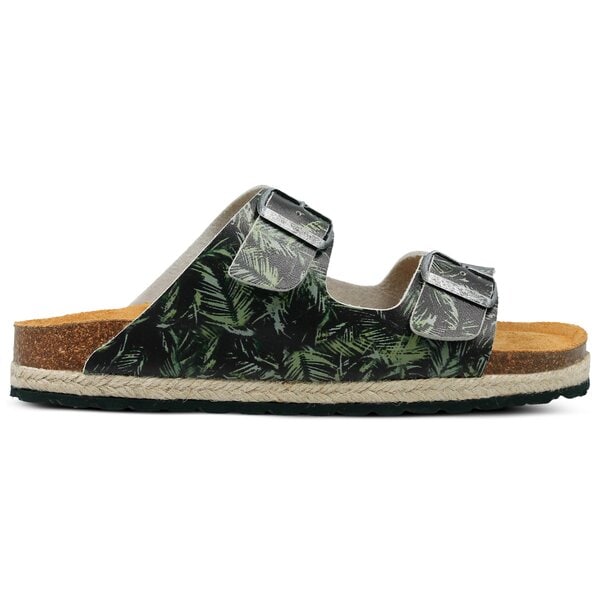 Męskie klapki PAEZ BIO MADE IN SPAIN HAND PALMS GREEN 1832751h07-400 kolor granatowy
