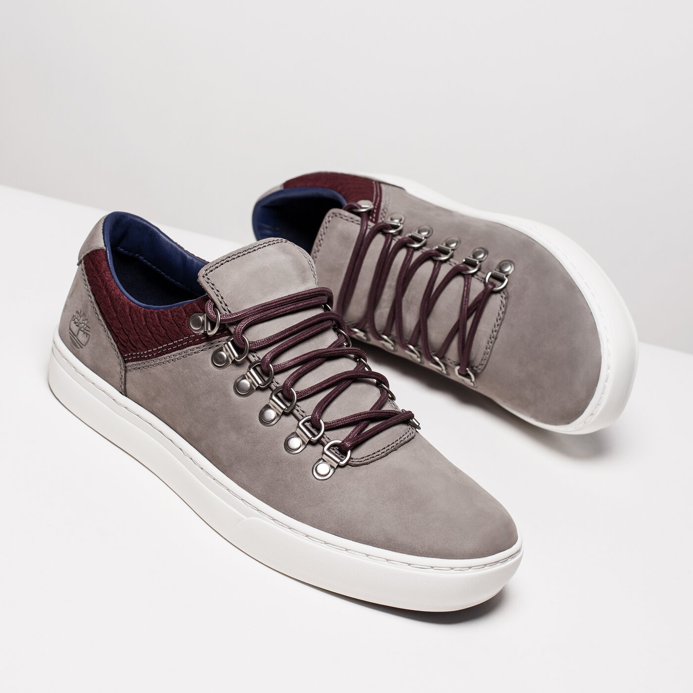 Męskie sneakersy (buty) TIMBERLAND ADV 2.0 CUPSOLE ALPINE OXFORD  a1shu kolor szary