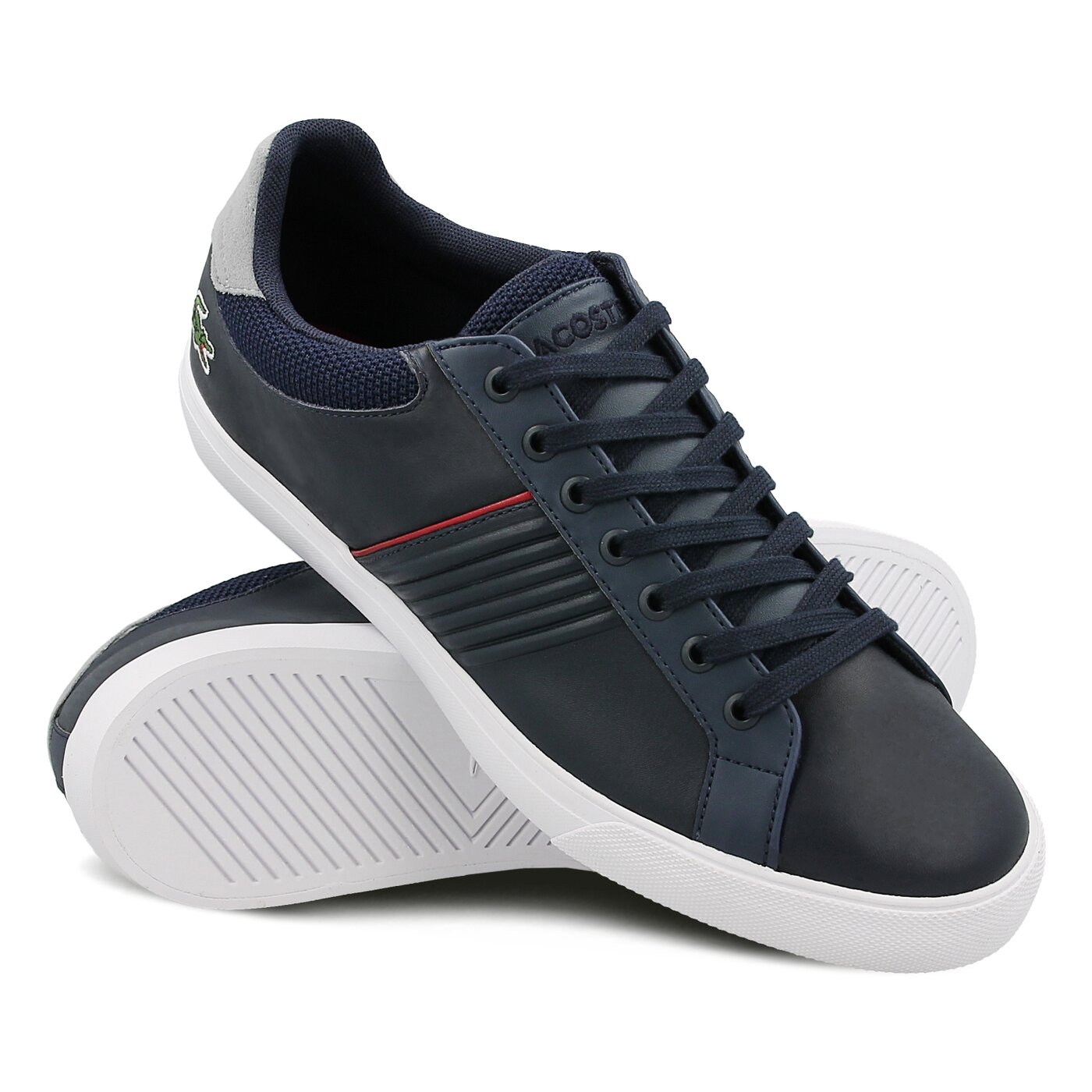 Męskie sneakersy (buty) LACOSTE FAIRLEAD 117 1 733cam1031003 kolor granatowy