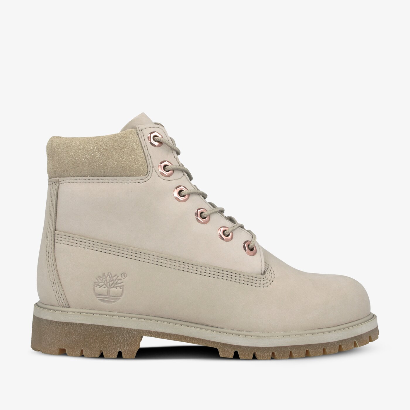 Dziecięce trapery TIMBERLAND PREMIUM 6 INCH WP BOOT  tb0a295fk511 kolor beżowy