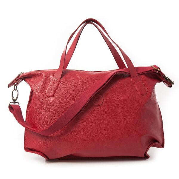 TIMBERLAND TORBA UNSTRUCTURED BAG m3743626 kolor czerwony