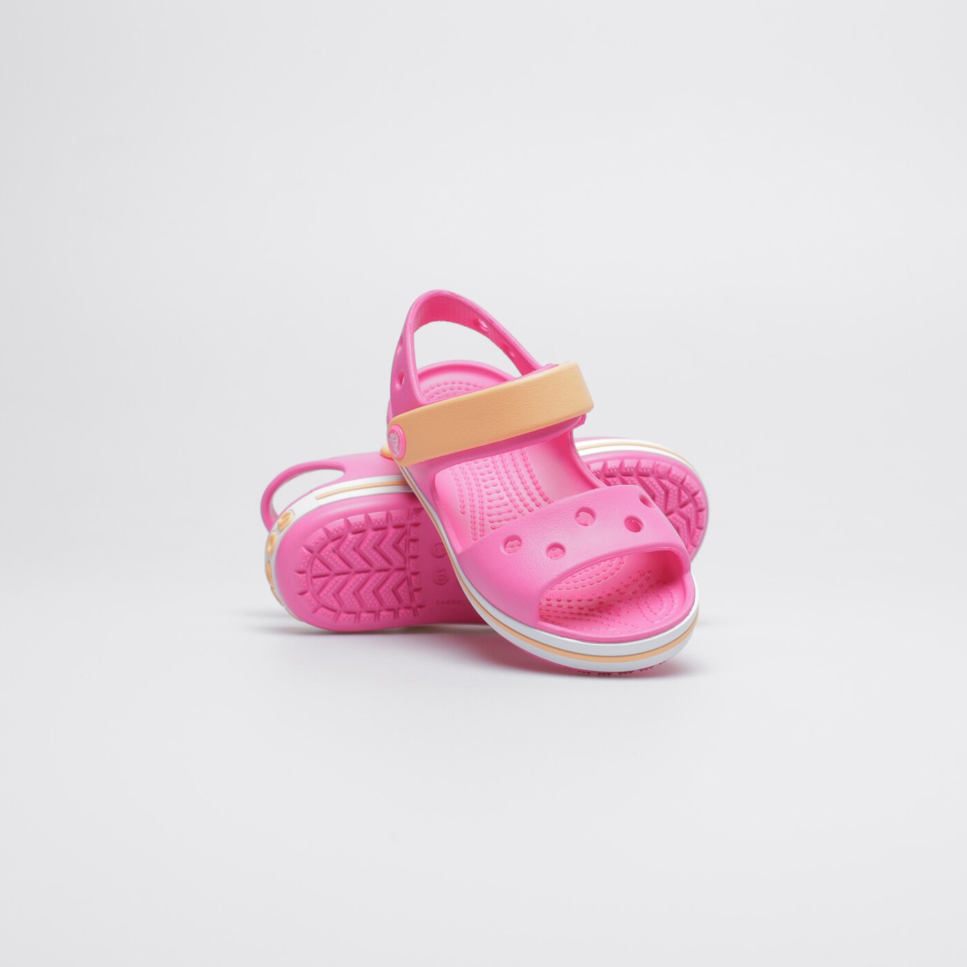 Dziecięce sandały / klapki CROCS CROCBAND SANDAL KIDS 128566qzi kolor różowy