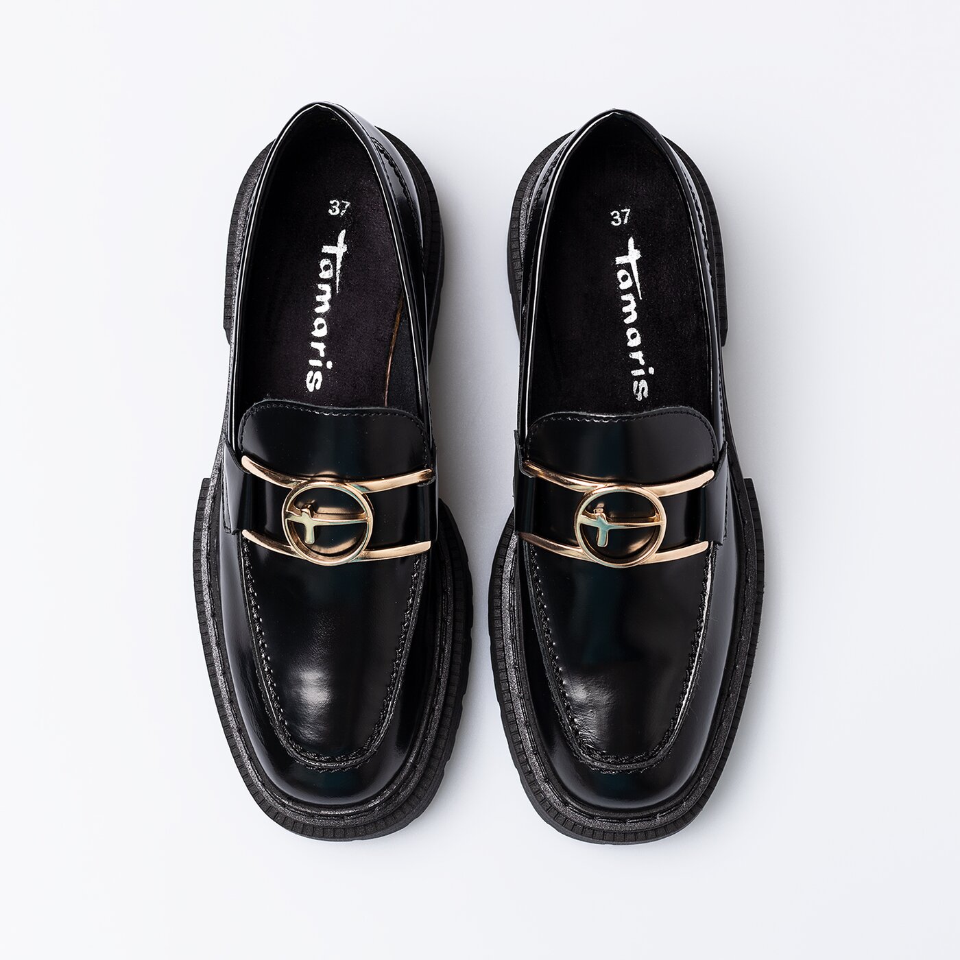Damskie mokasyny i półbuty TAMARIS LOAFERS 50 BLK 1-1-24709-29-026 kolor czarny