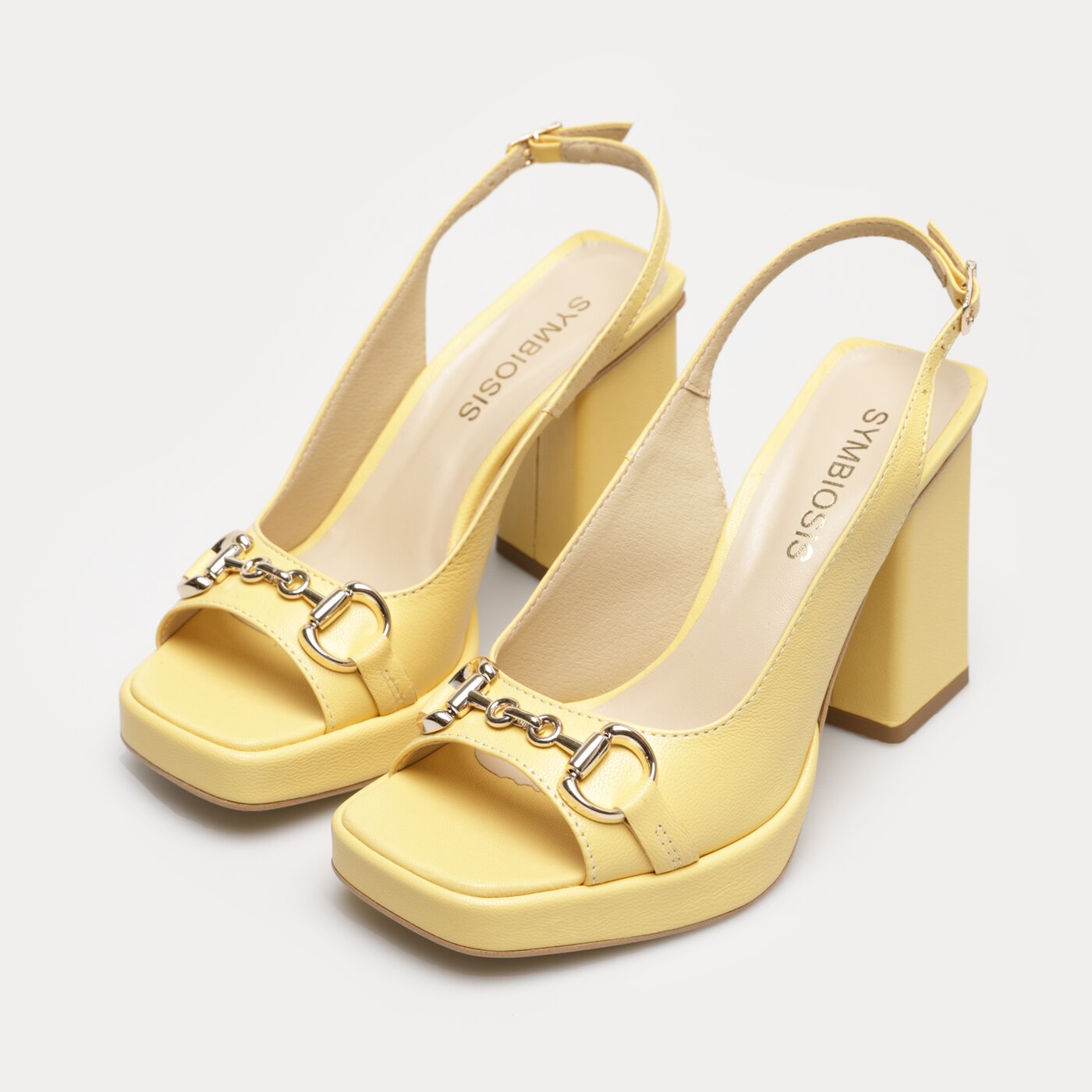 Damskie szpilki / czółenka SYMBIOSIS VERONIQUE sywf123010 kolor żółty