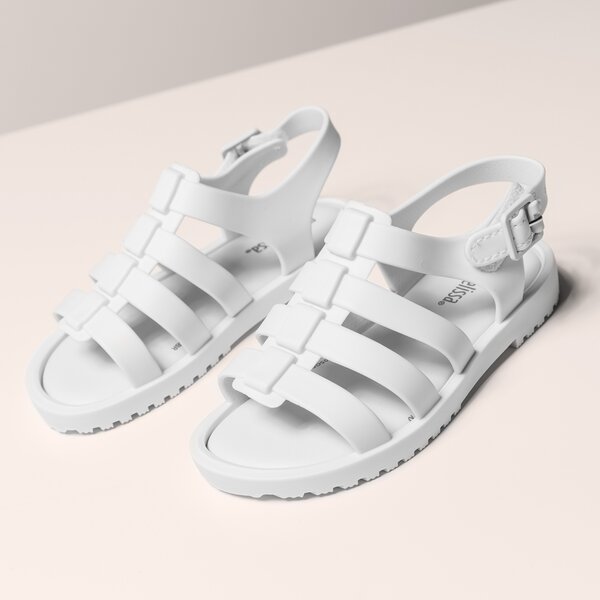 Dziecięce sandały / klapki MELISSA MINI FLOX BB 3167501177 kolor biały