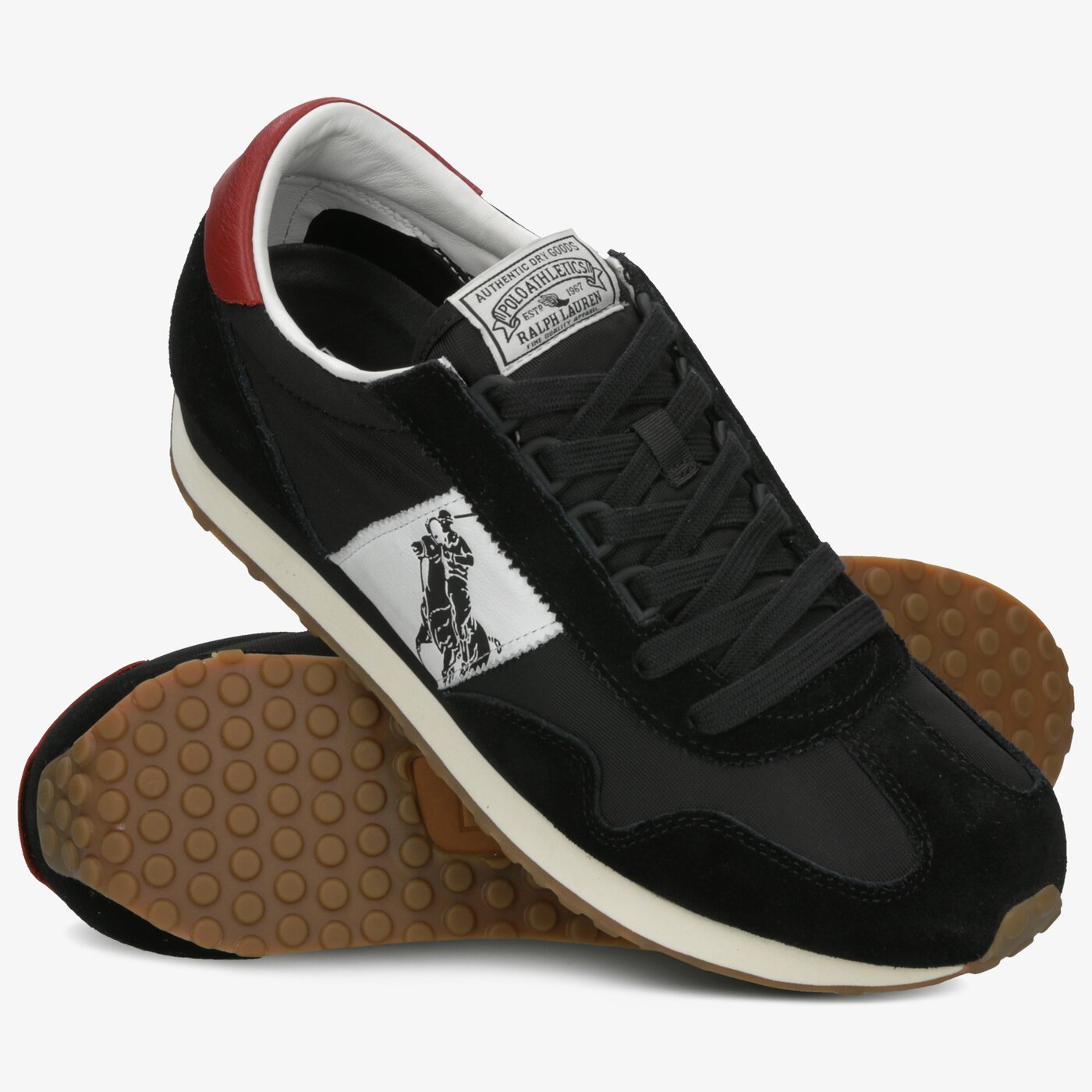 Męskie sneakersy (buty) POLO RL TRAIN 90 PP SNEAKERS ATHLETIC SHOE  809755192007 kolor czarny