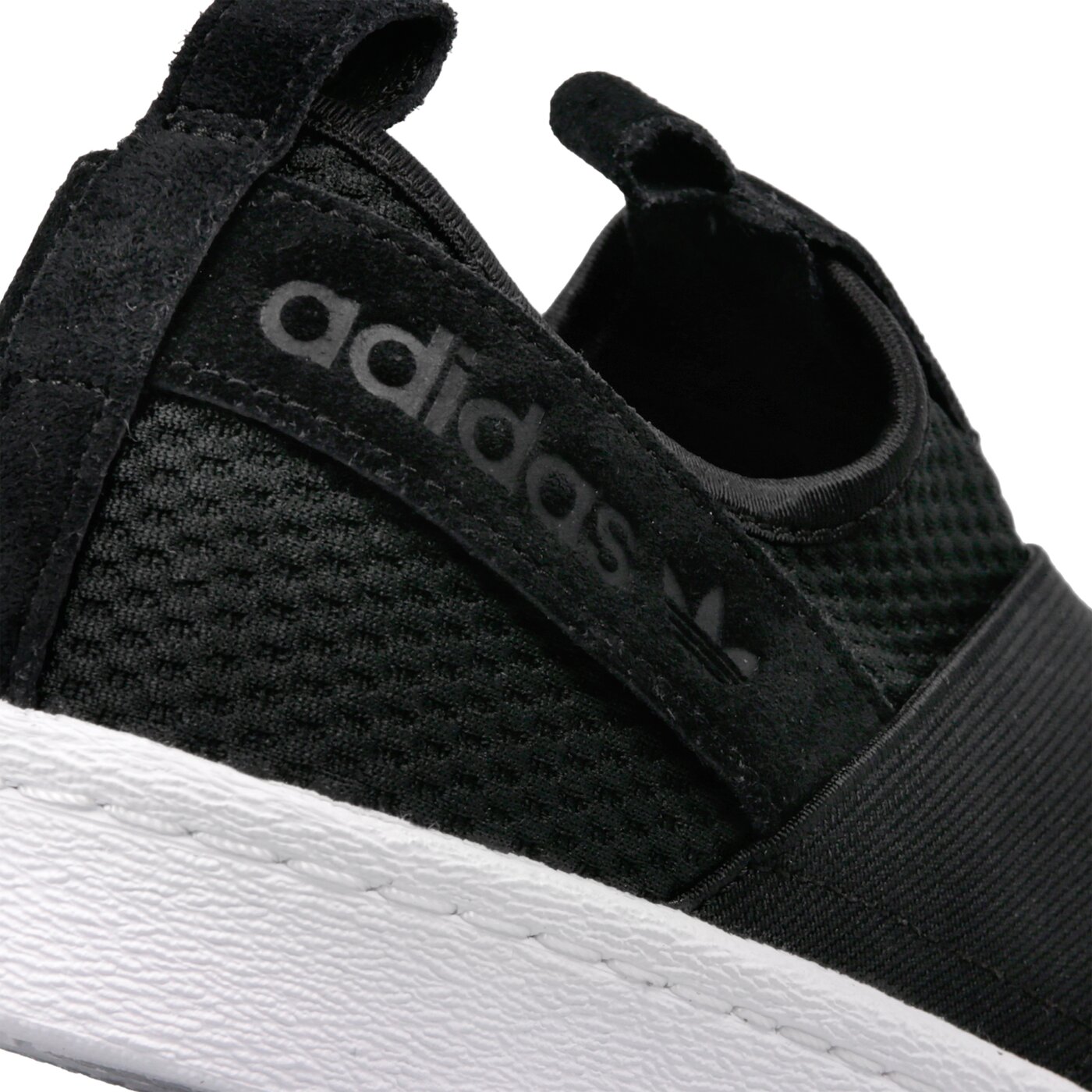 Damskie sneakersy (buty) ADIDAS SUPERSTAR SLIP ON W b37193 kolor czarny