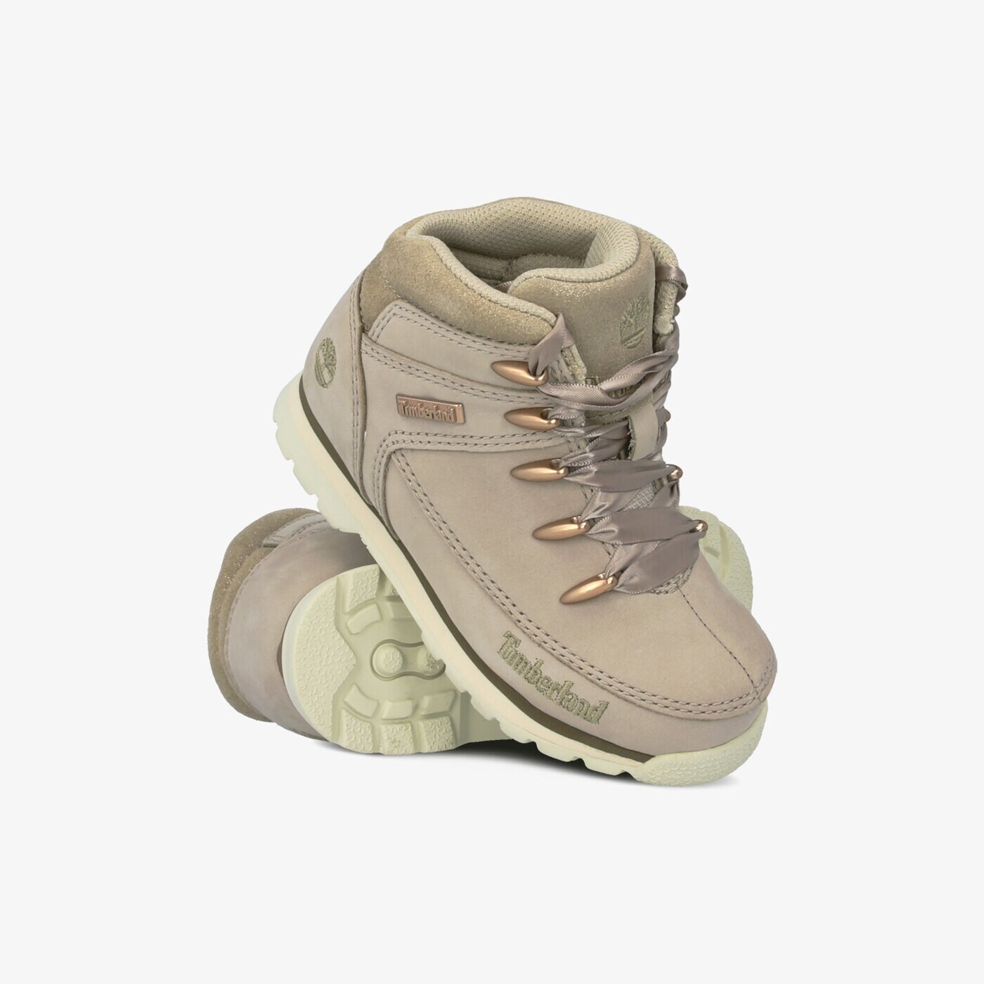Dziecięce buty outdoor / trekkingowe TIMBERLAND EURO SPRINT  tb0a228nk511 kolor beżowy