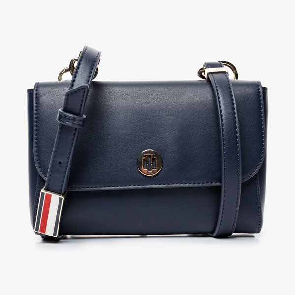 Damska nerka / saszetka TOMMY HILFIGER TOREBKA SMOOTH CROSSOVER aw0aw073290gd kolor granatowy