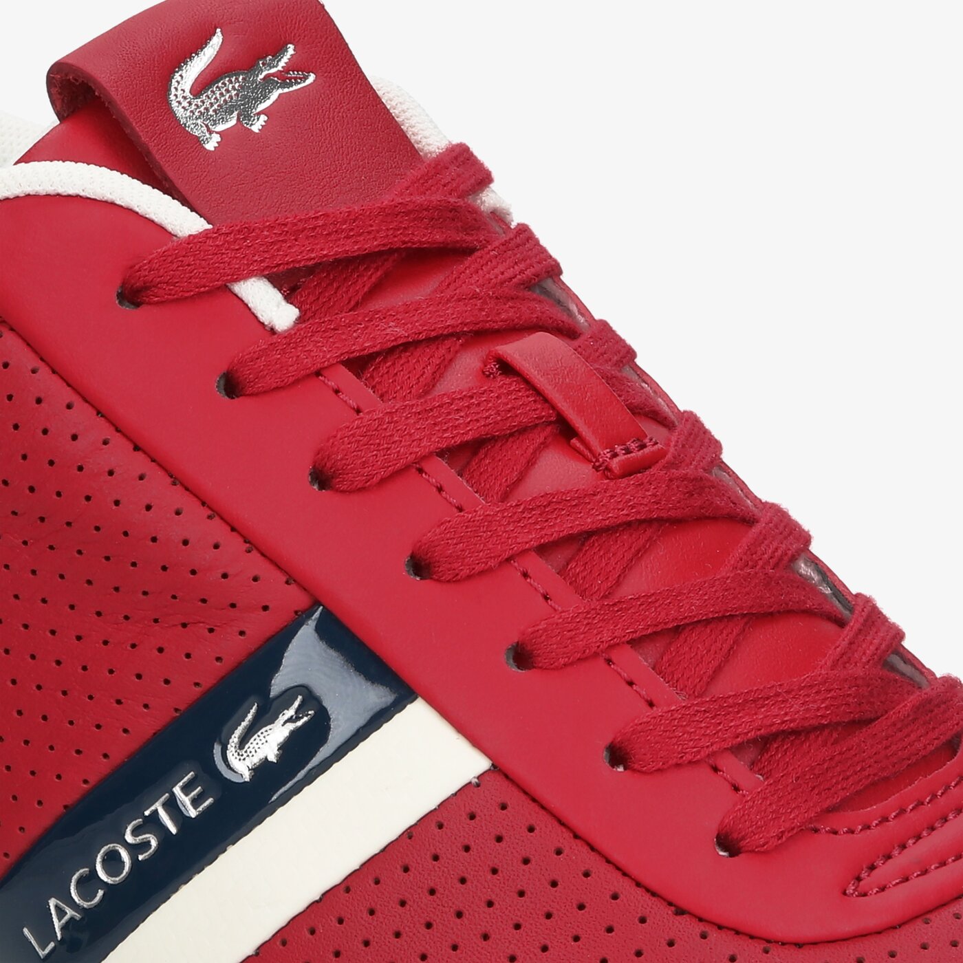 Męskie sneakersy (buty) LACOSTE STORDA 0120 1 CMA 740cma0042rs7 kolor czerwony