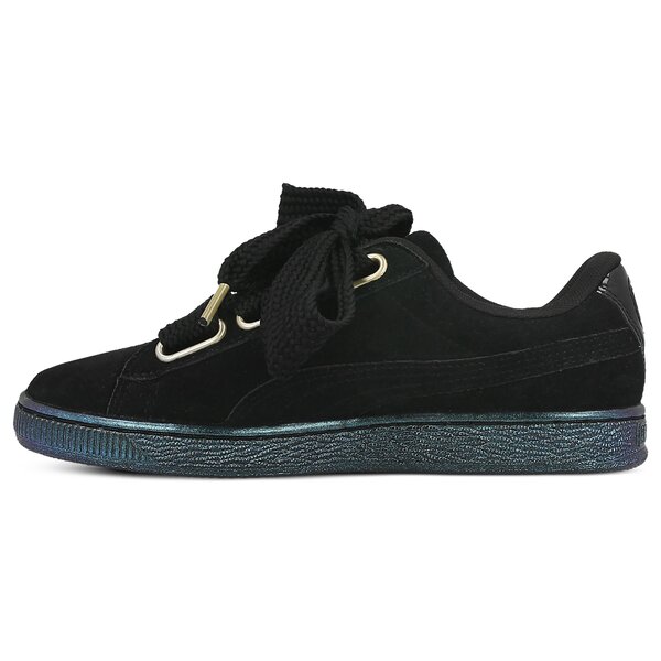 Damskie sneakersy (buty) PUMA SUEDE HEART SATIN 36271403 kolor czarny