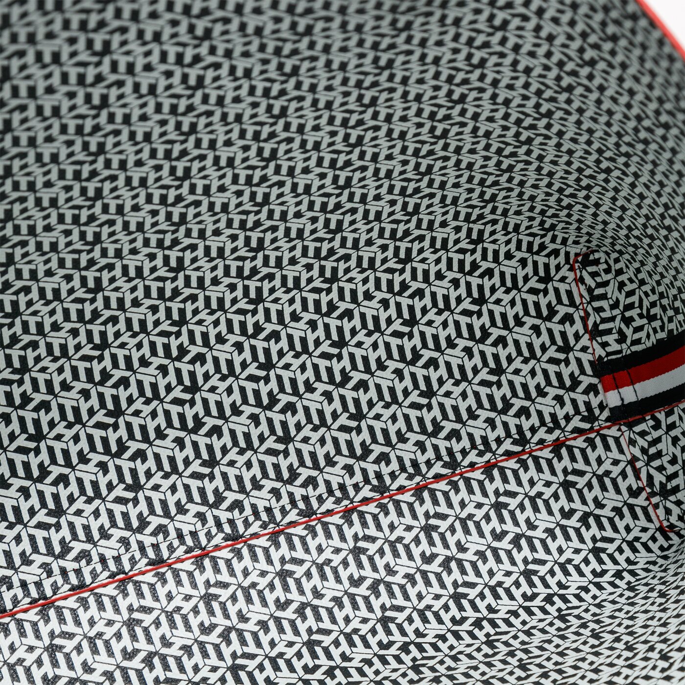 Damska torebka TOMMY HILFIGER TOREBKA ICONIC TOMMY TOTE MONOGRAM aw0aw08624xaf kolor multicolor