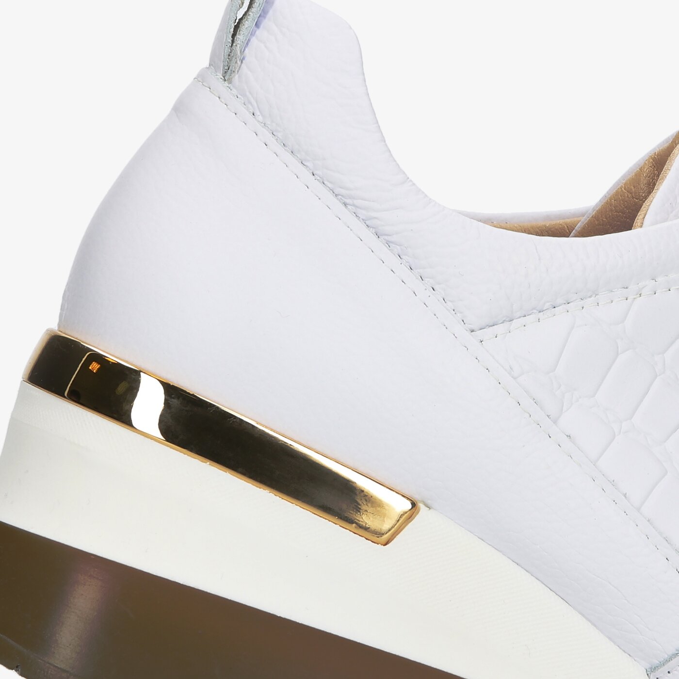 Damskie sneakersy (buty) SYMBIOSIS ISABEL SNEAKERS  sywl120002 kolor biały