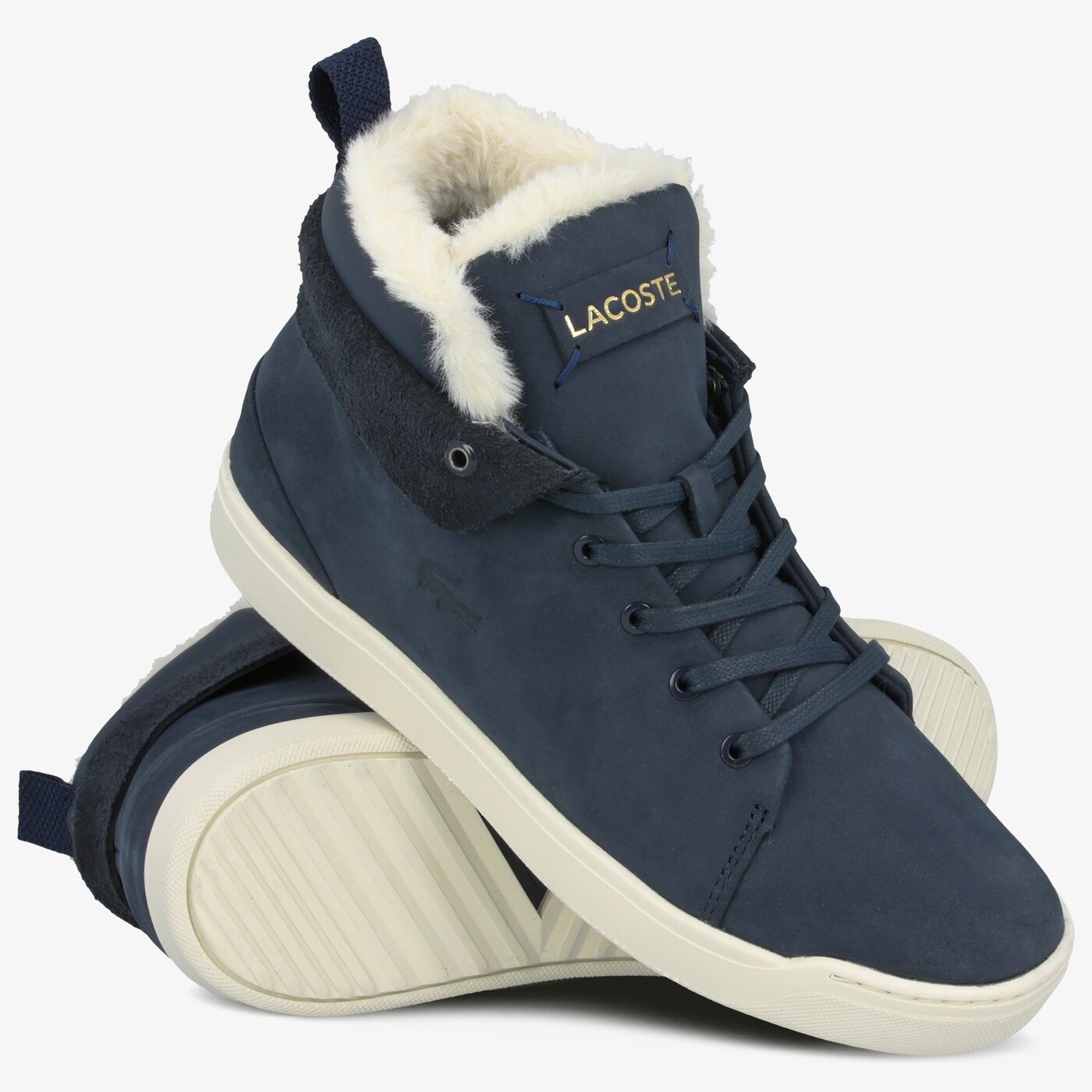 Damskie trampki LACOSTE EXPLORATEUR THERMO4191CFA 738cfa0004j18 kolor granatowy