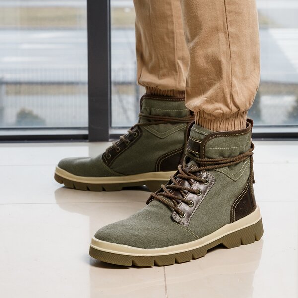 Męskie buty za kostkę TIMBERLAND CITY BLAZER F/L BOOT a1gg7 kolor khaki