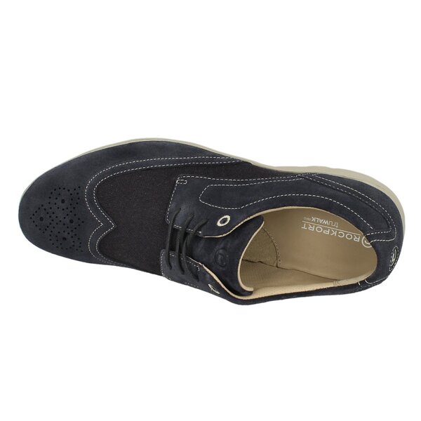 Męskie półbuty ROCKPORT TWZ II WINGTIP v77117 kolor granatowy