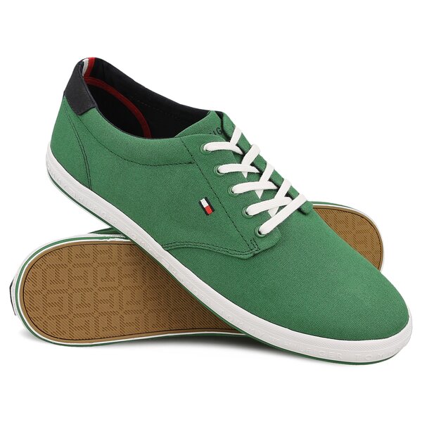 Męskie trampki TOMMY HILFIGER H2285OWELL 3D1 fm0fm00412329 kolor zielony