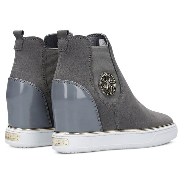 Damskie botki / sztyblety GUESS FREDA flfre3sue12grey kolor szary