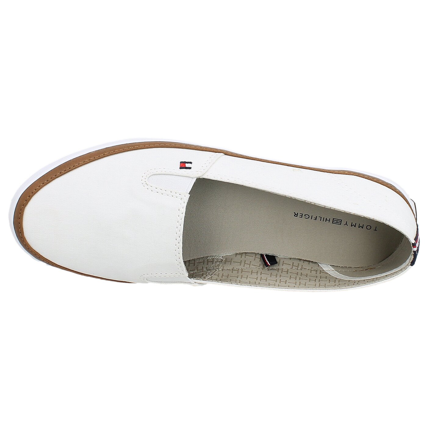 Damskie trampki TOMMY HILFIGER K1285ESHA 7D fw56820799118 kolor biały