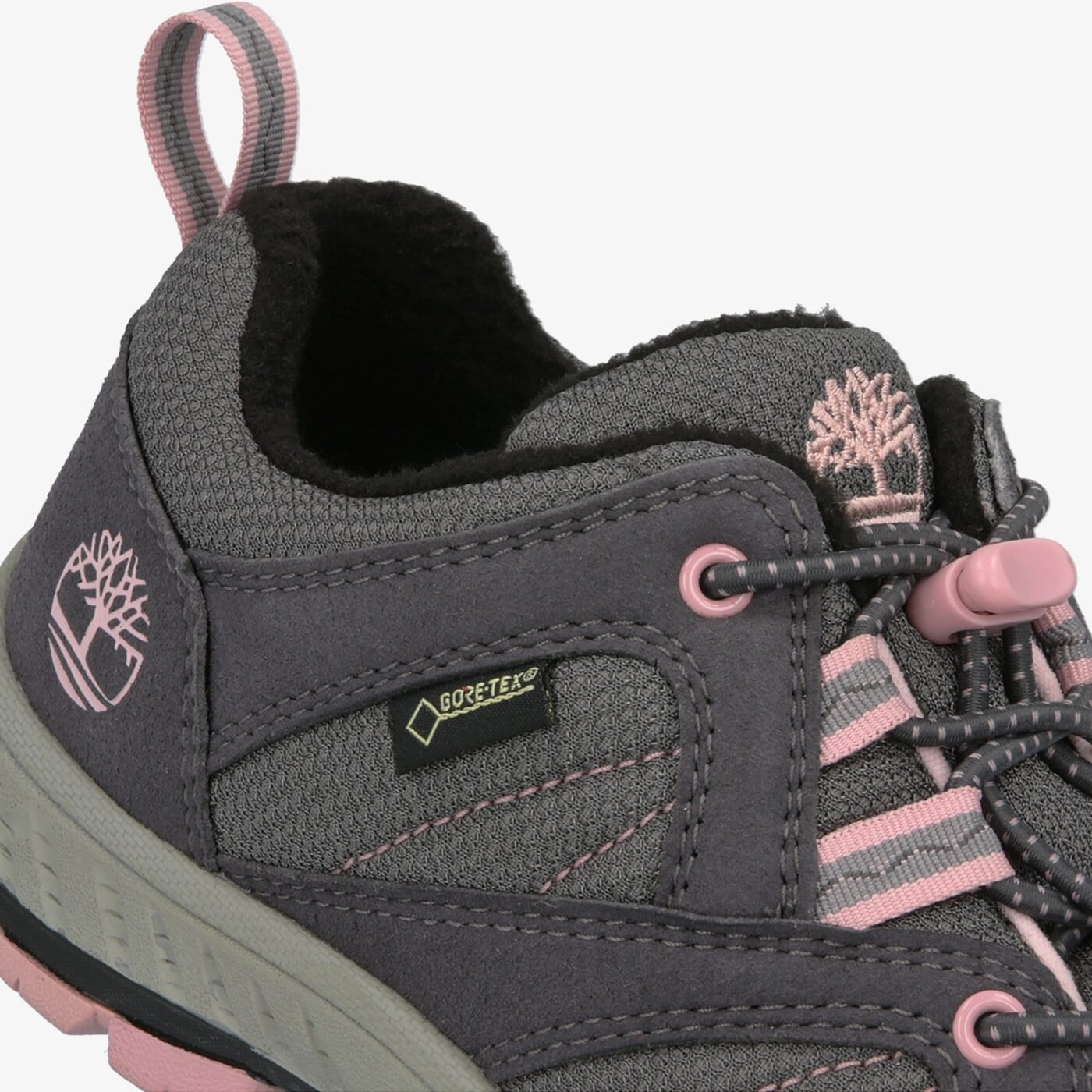 Dziecięce buty outdoor / trekkingowe TIMBERLAND NEPTUNE PARK LOW GTX WL tb0a224v0331 kolor szary