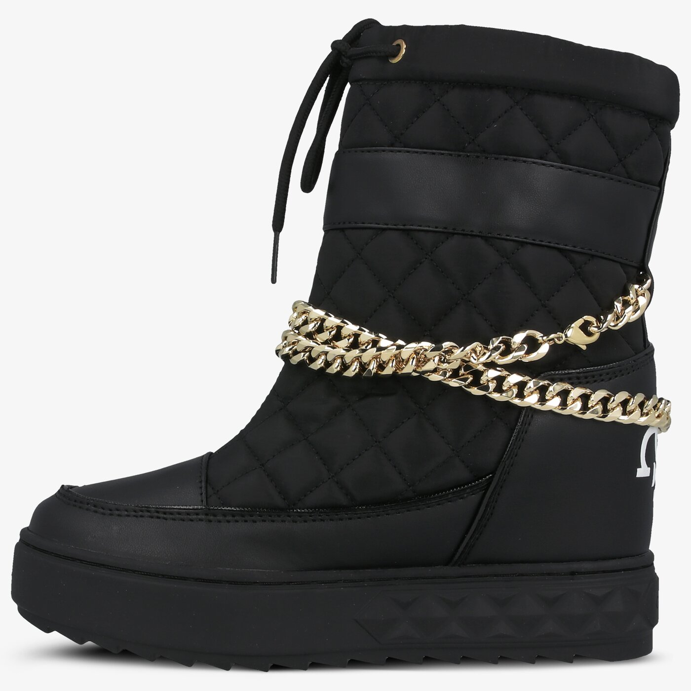 Damskie śniegowce GUESS FARIBA fl8frbfab12black kolor czarny