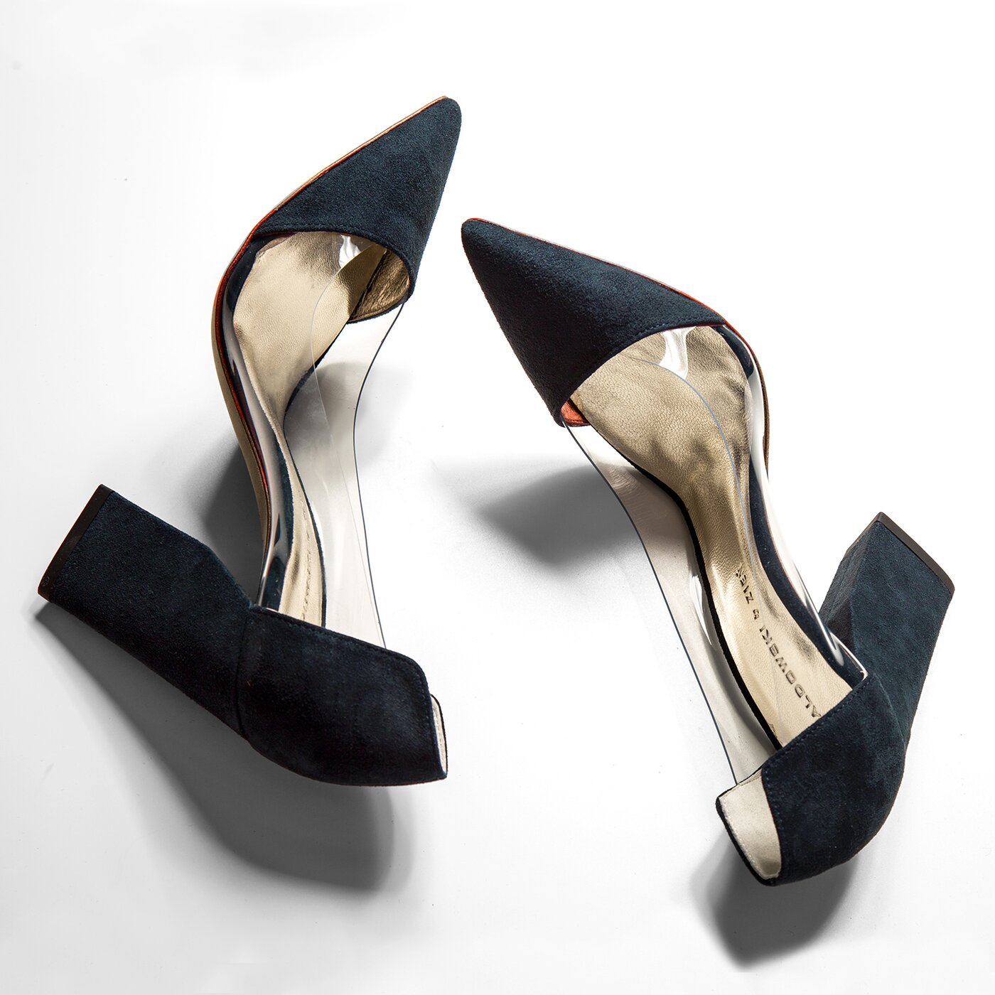 Damskie szpilki / czółenka BALDOWSKI BY ZIEŃ CZÓŁENKO ZAMSZ GRANATOWY z008261279009 kolor granatowy