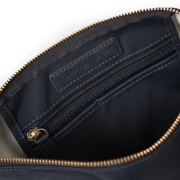 Damska torebka TOMMY HILFIGER TOREBKA POPPY SMALL TOTE aw0aw01136001 kolor granatowy