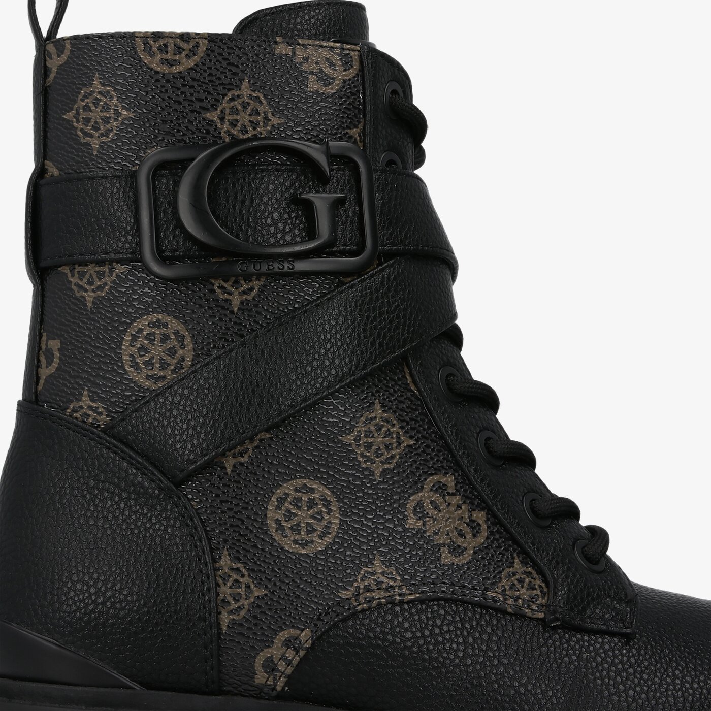 Damskie botki / sztyblety GUESS ORANA fl8onafal10brocr kolor czarny