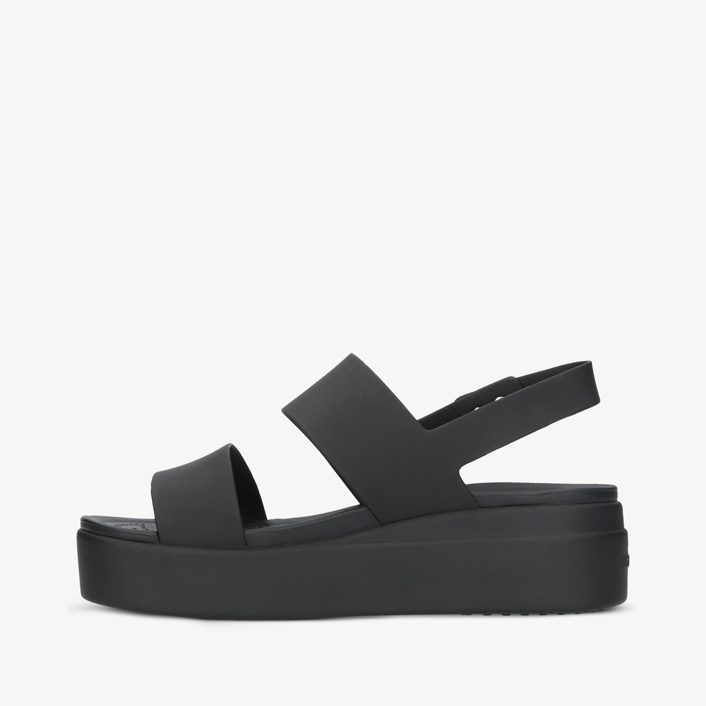 Damskie sandały CROCS BROOKLYN LOW WEDGE 206453060 kolor czarny