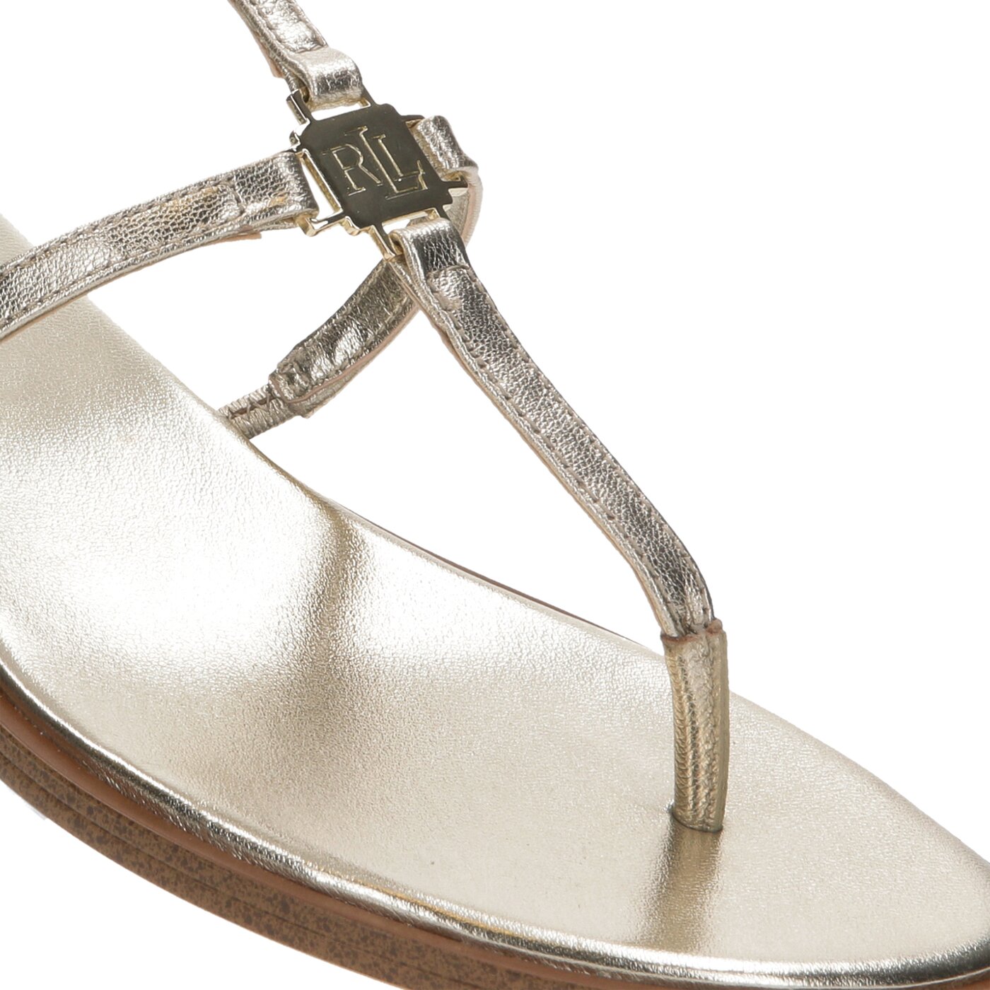 Damskie sandały LAUREN RALPH LAUREN NALAINE SANDALS CASUAL 802740039001 kolor srebrny