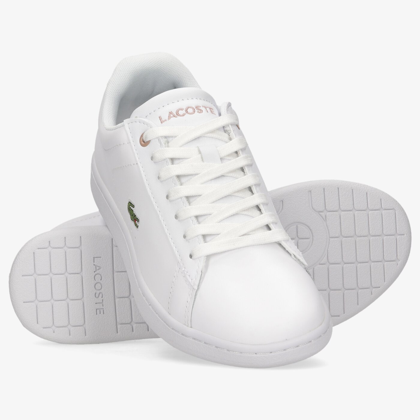 Damskie sneakersy (buty) LACOSTE CARNABY EVO BL 21 1 SFA 741sfa00351y9 kolor biały