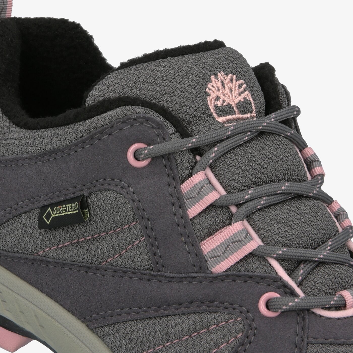 Dziecięce buty outdoor / trekkingowe TIMBERLAND NEPTUNE PARK LOW GTX WL tb0a223x0331 kolor szary