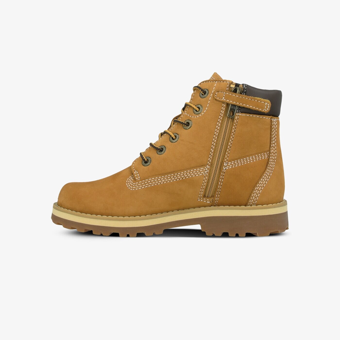 Dziecięce trapery TIMBERLAND COURMA KID TRADITIONAL6IN tb0a27bb2311 kolor żółty