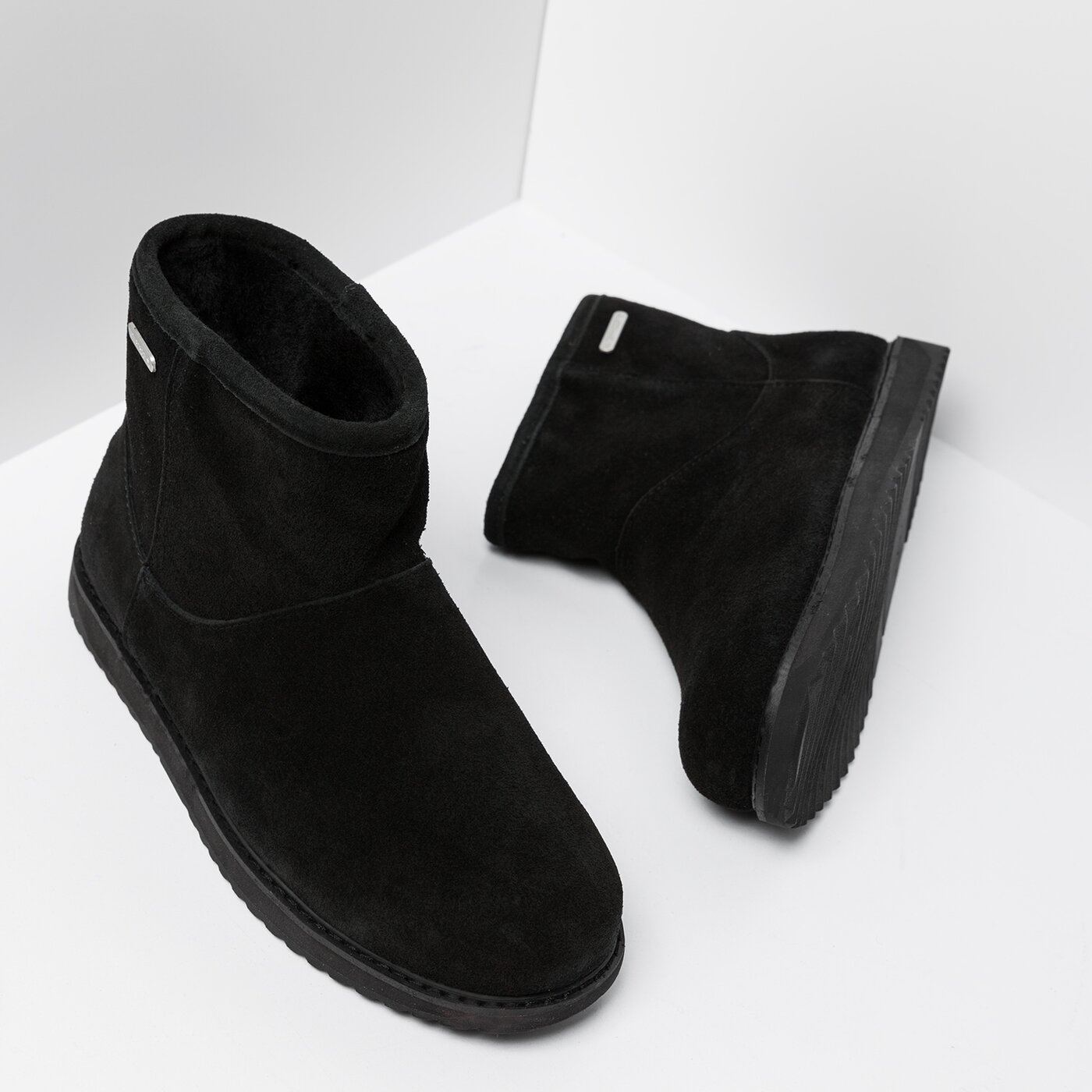 Damskie śniegowce EMU AUSTRALIA PATERSON CLASSIC MINI BLACK w11619black kolor czarny