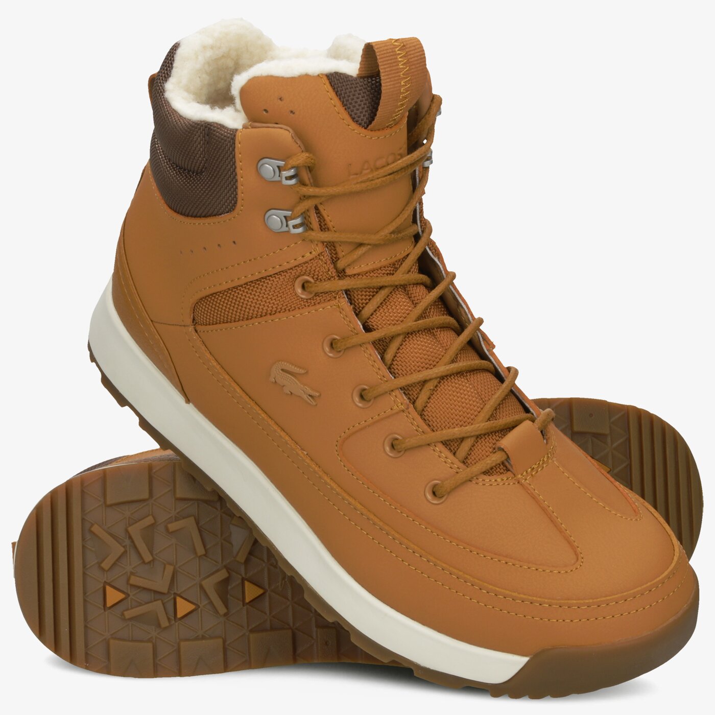 Męskie buty outdoor (trekkingowe) LACOSTE URBAN BREAKER 419 1 CMA 738cma0060tb2 kolor brązowy