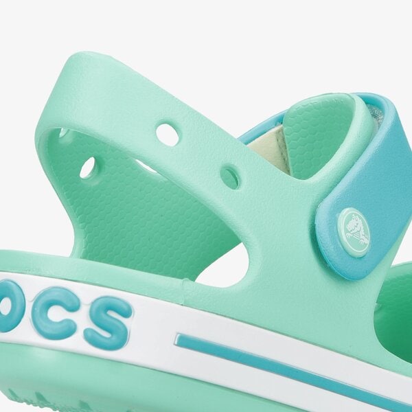 Dziecięce sandały / klapki CROCS CROCBAND SANDAL KIDS 128563u3k kolor zielony