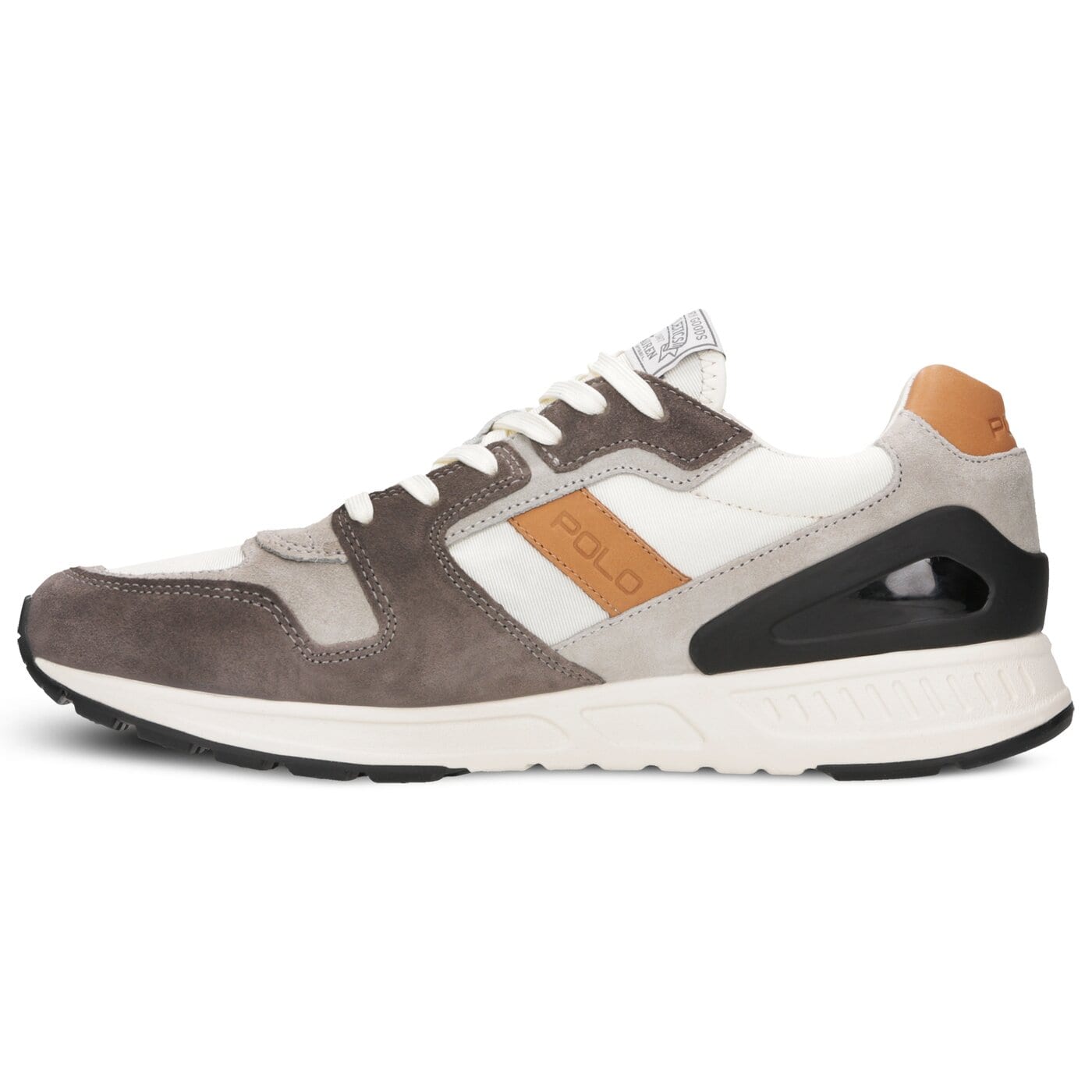 Męskie sneakersy (buty) POLO RL TRAIN100 CLS SNEAKERS ATHLETIC SHOE NEW GRAPHITE NYL 809710298004 kolor biały