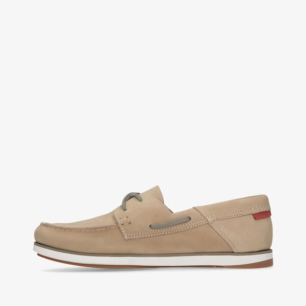 Męskie mokasyny TIMBERLAND ATLANTIS BREAK BOAT SHOE tb0a2a2j2691 kolor beżowy