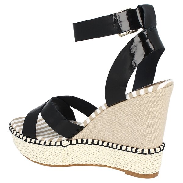 Damskie sandały TOMMY HILFIGER ESTELLE 1  fw56815826403 kolor czarny