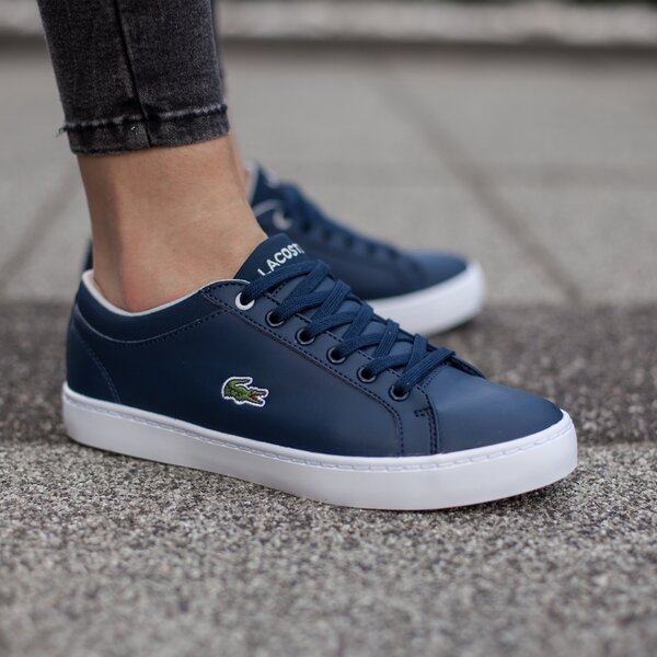 Dziecięce sneakersy (buty) LACOSTE STRAIGHTSET LACE 316 1 732spj0103003 kolor granatowy