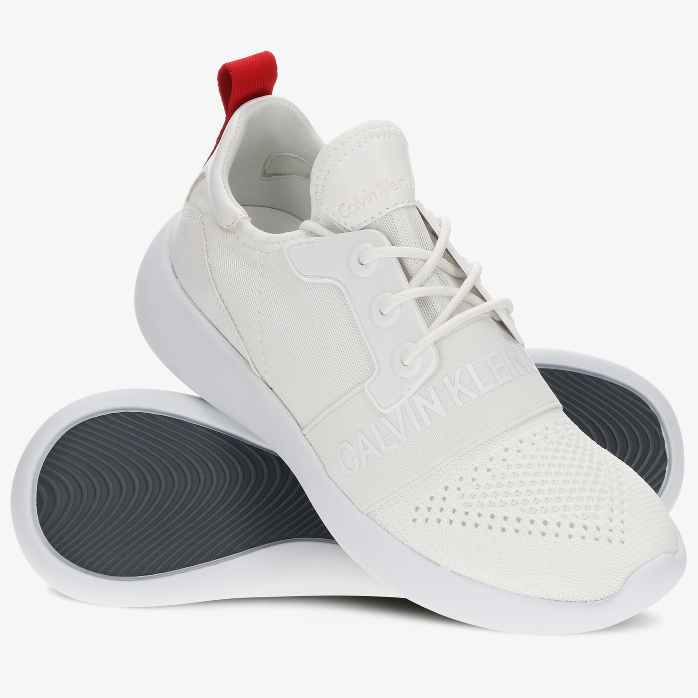 Damskie sneakersy (buty) CALVIN KLEIN MERYL re9809100 kolor biały