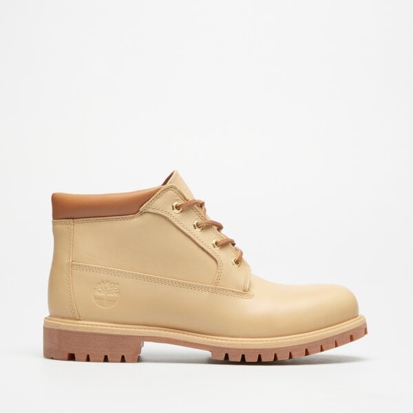 Męskie buty za kostkę TIMBERLAND PREMIUM MID LC WP CHUKKA tb0a6dvden21 kolor beżowy