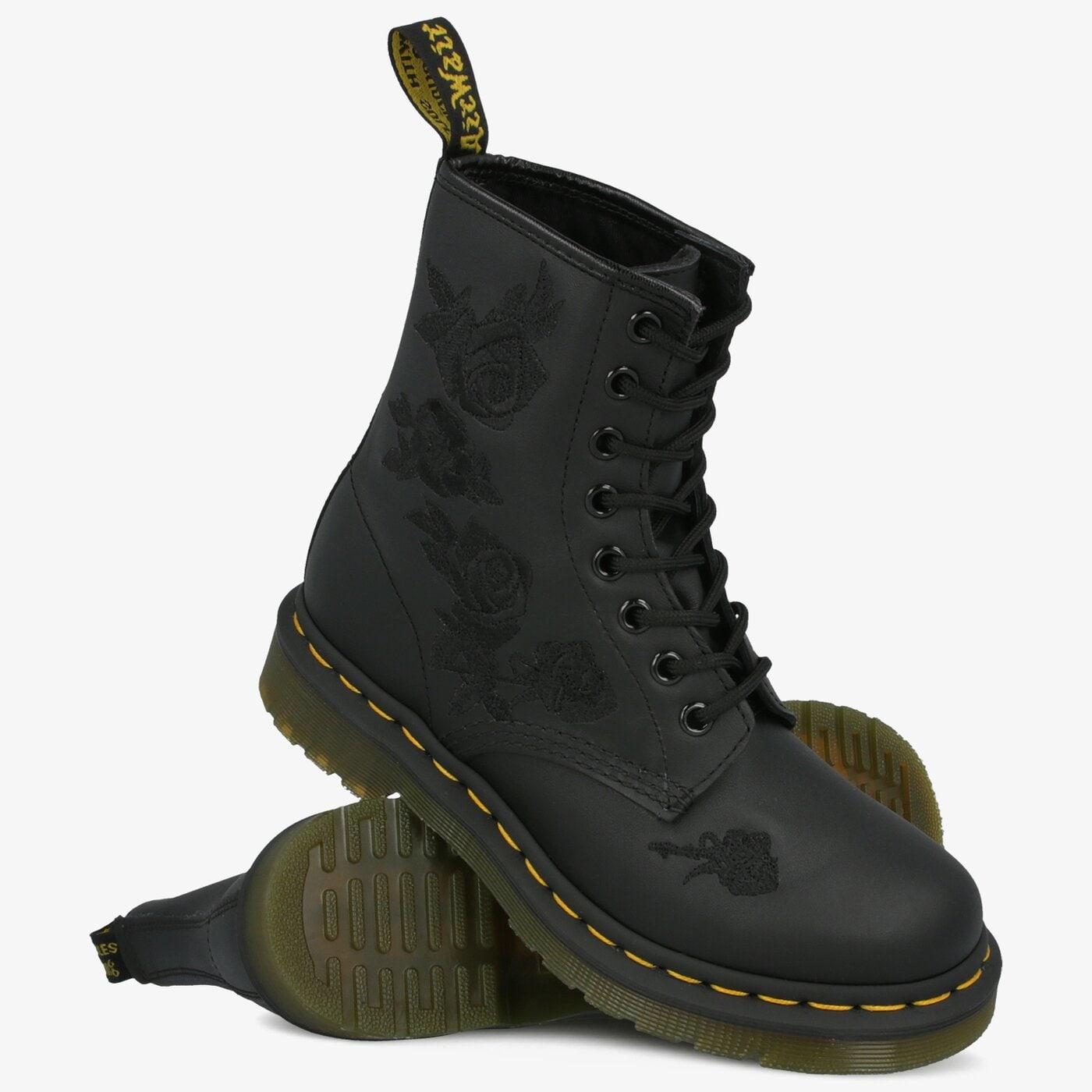 Damskie botki / sztyblety DR MARTENS 1460 VONDA MONO8 EYE BOOT 24985001 kolor czarny